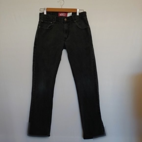 Levi's 511 Vintage washed out black size 18 regular 29x28 Skinny high waist - Picture 4 of 9